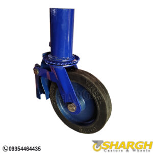 چرخ داربستی سایز 200 ترمزدار